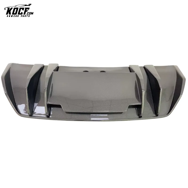 2017-2019 Vor Style Carbon Fiber Rear Bumper GT Diffuser Valance Spoiler For Audi R8 V10