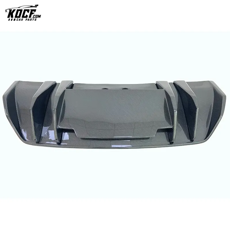 2017-2019 Vor Style Carbon Fiber Rear Bumper GT Diffuser Valance Spoiler For Audi R8 V10