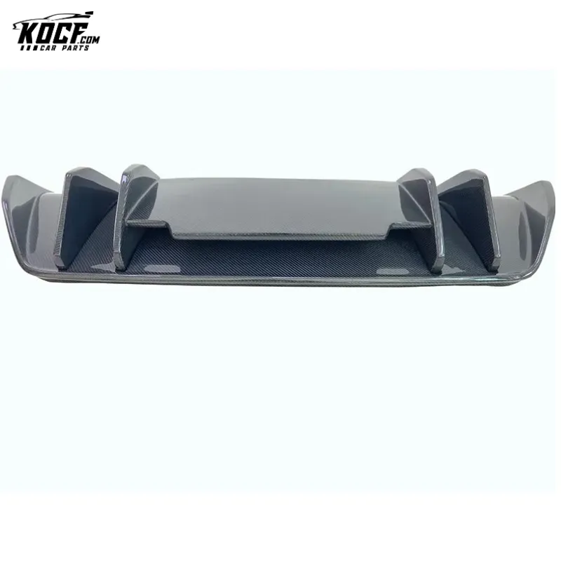 2017-2019 Vor Style Carbon Fiber Rear Bumper GT Diffuser Valance Spoiler For Audi R8 V10