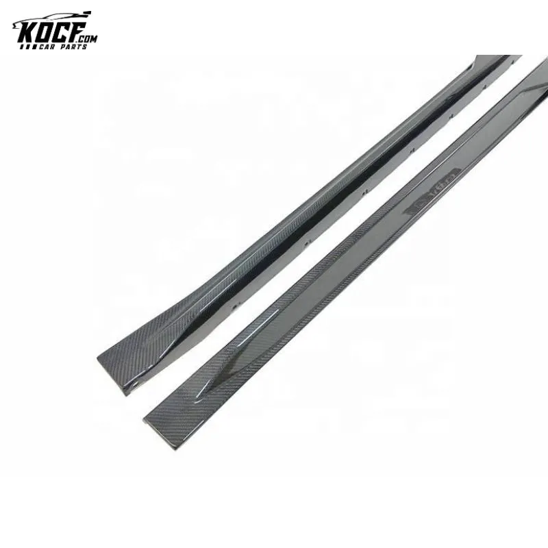 2021  G80 M3 MP-style Carbon Fiber Side Skirts Rocker Panels For BMW G80 G82 Sedan Coupe