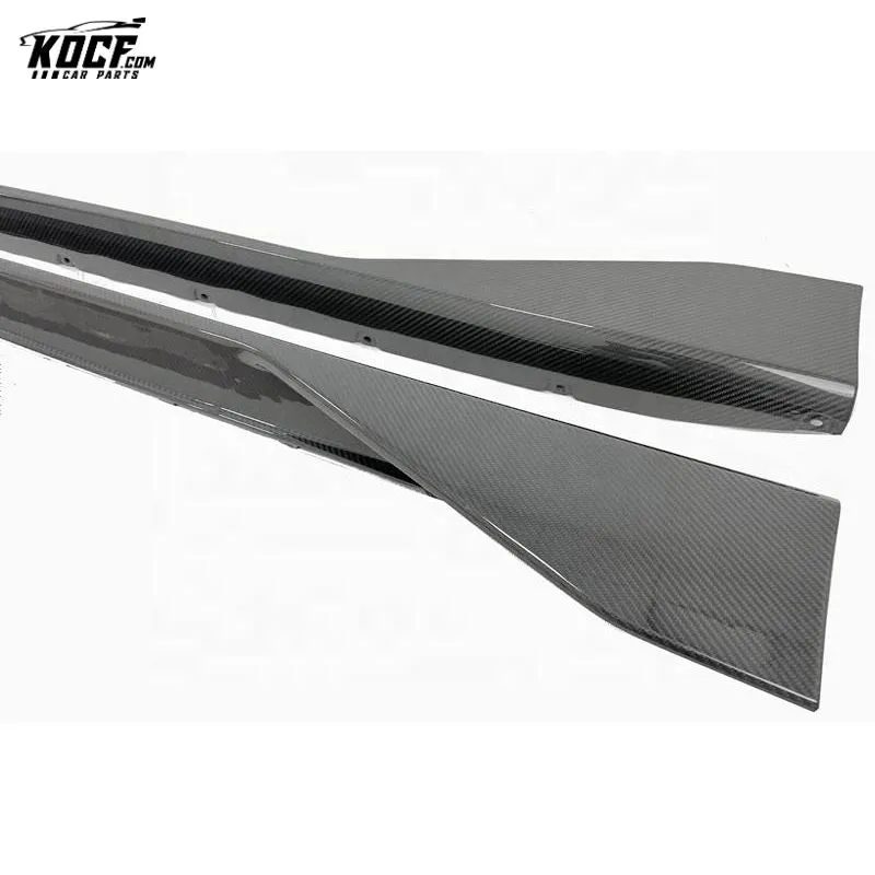 2021  G80 M3 MP-style Carbon Fiber Side Skirts Rocker Panels For BMW G80 G82 Sedan Coupe