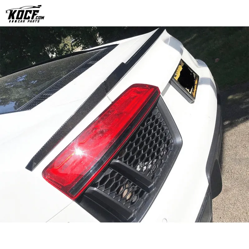 3-PC style carbon fiber rear decklid spoiler boot spoiler For 2017-2020 Generation 2 Audi R8 V10 Coupe