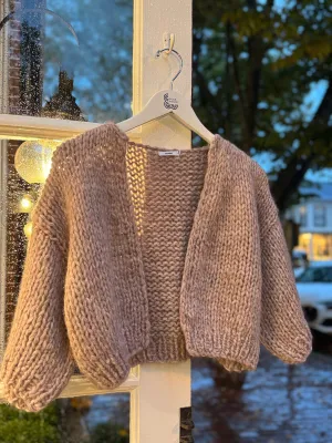 Alpaca Short Sleeve Cardigan