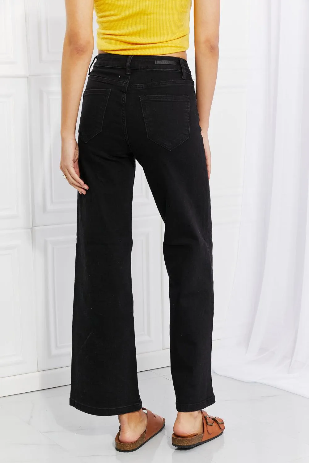 Amanda Midrise Wide Leg Denim