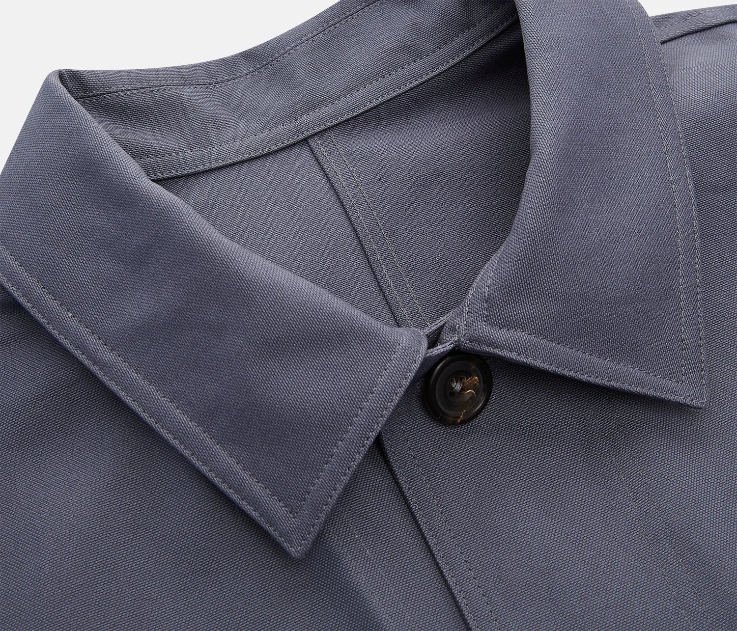 Charcoal Grey Organic Cotton Blend Remy Chore Jacket