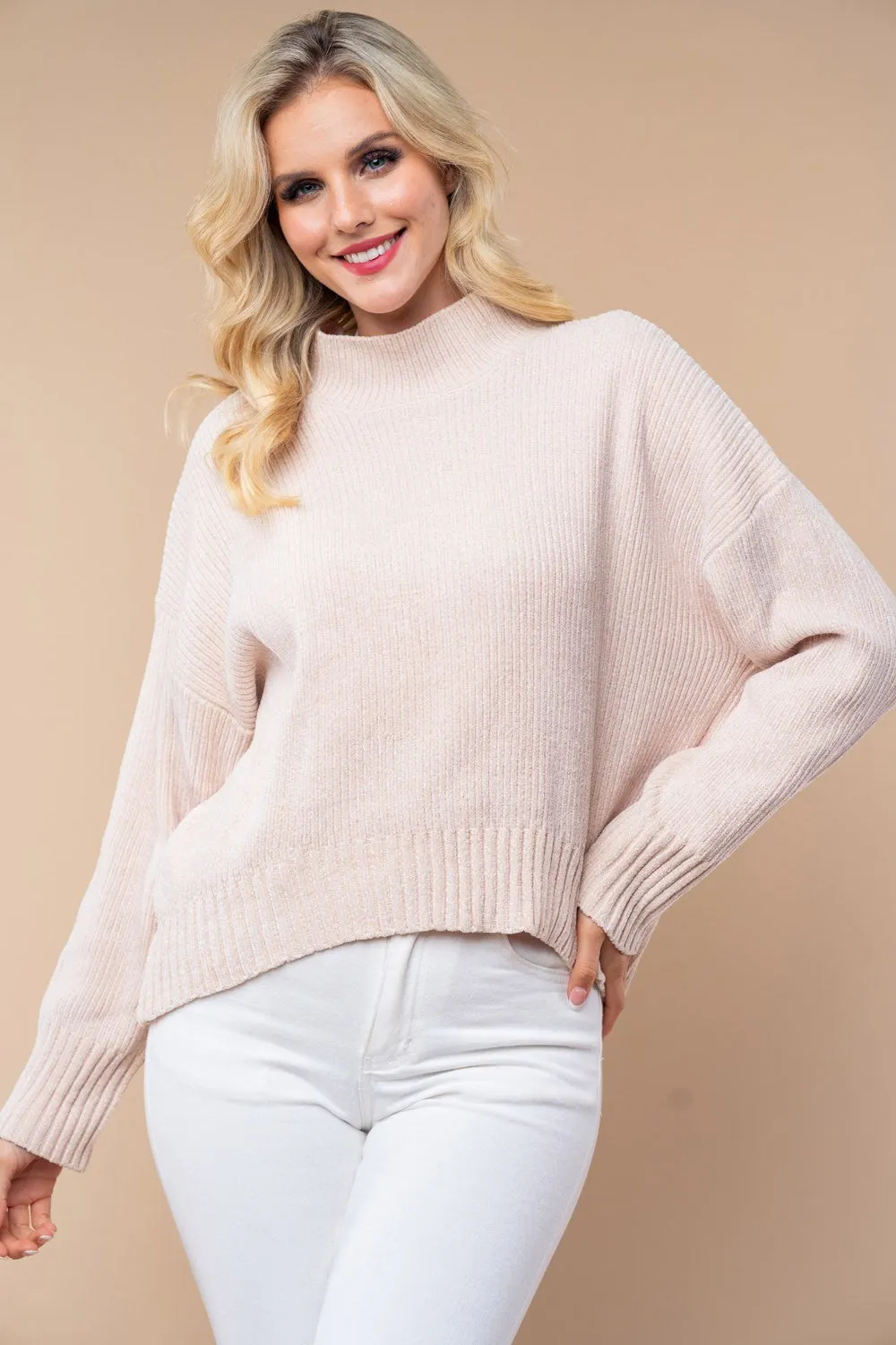 Cuddle Up Mock Neck Sweater