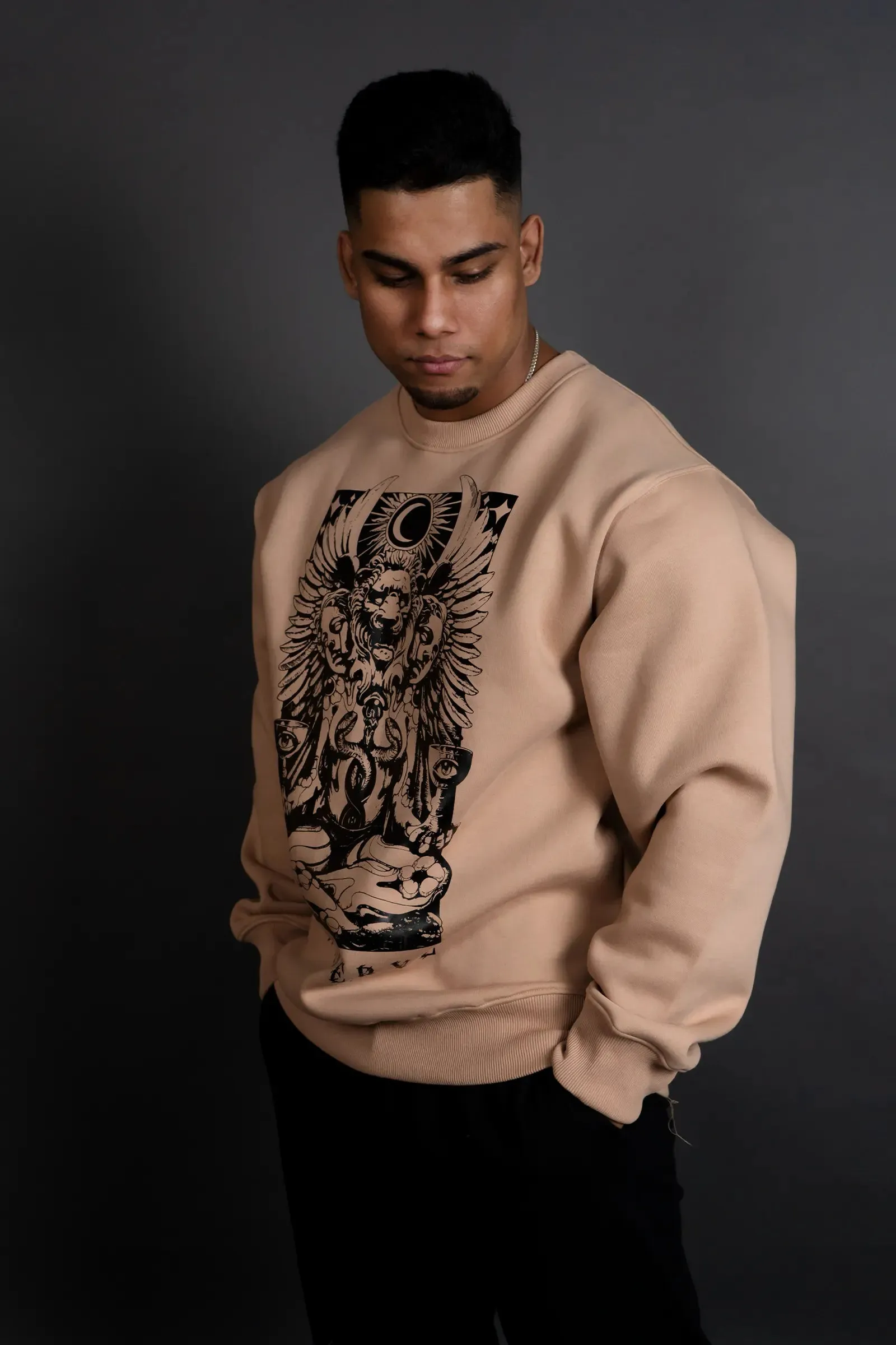 DEVIL'S PRIDE SWEATSHIRT (BEIGE)