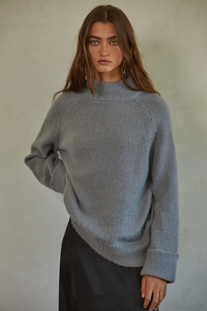 Emile Sweater - Grey Blue