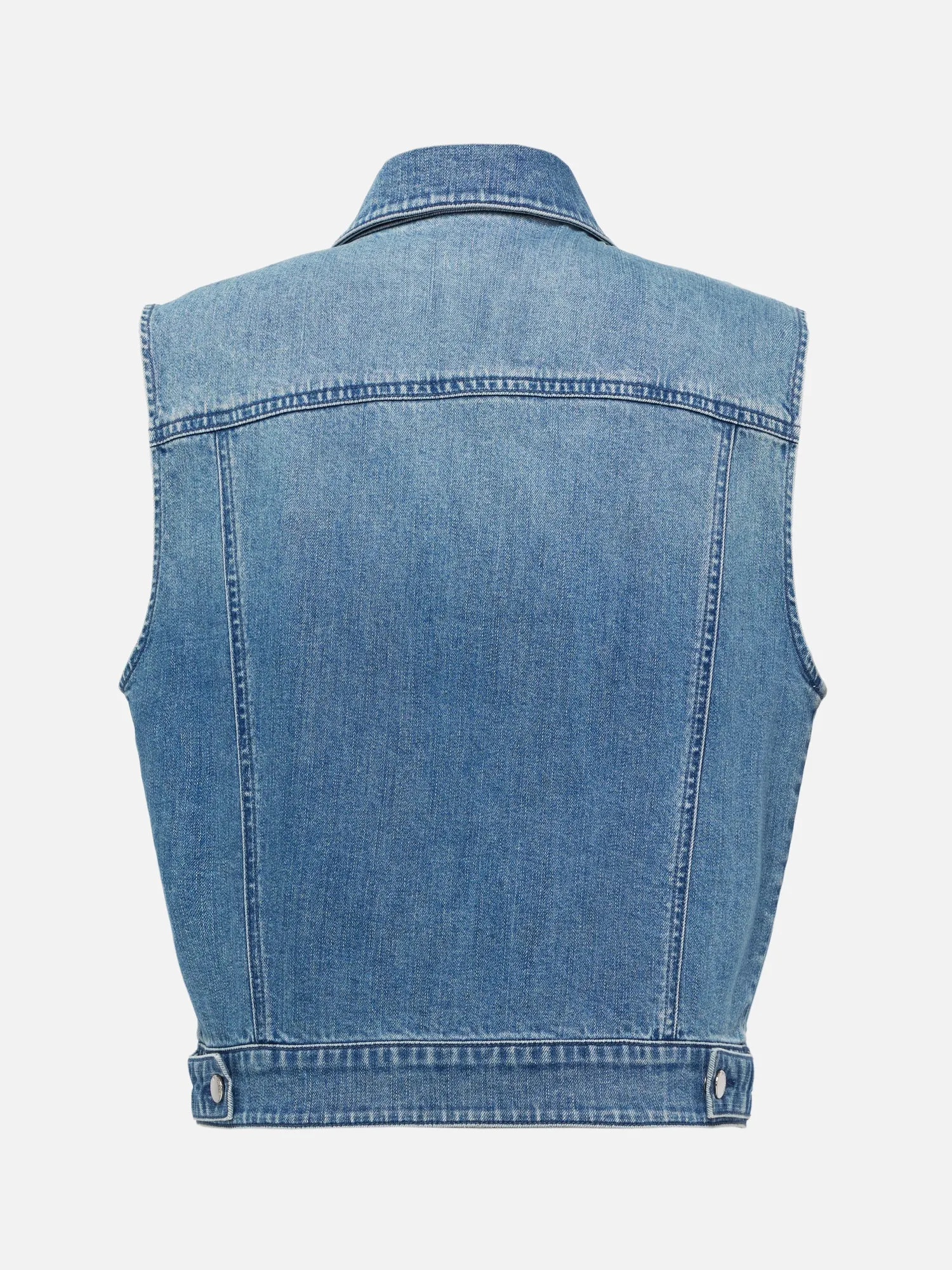 EP YAYING Vintage Cotton Denim Vest