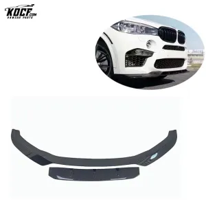 F85 F86 X5M X6M Vor-style Front Lip Splitter Spoiler CAR STYLING F85 Carbon Fiber Front Bumper fit BMW