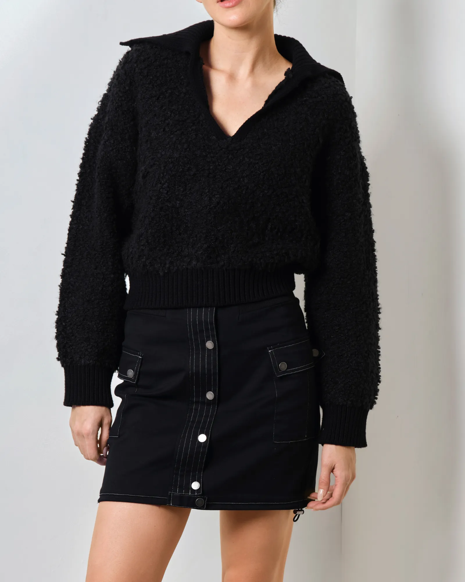 Fjord Knit Jumper - Black