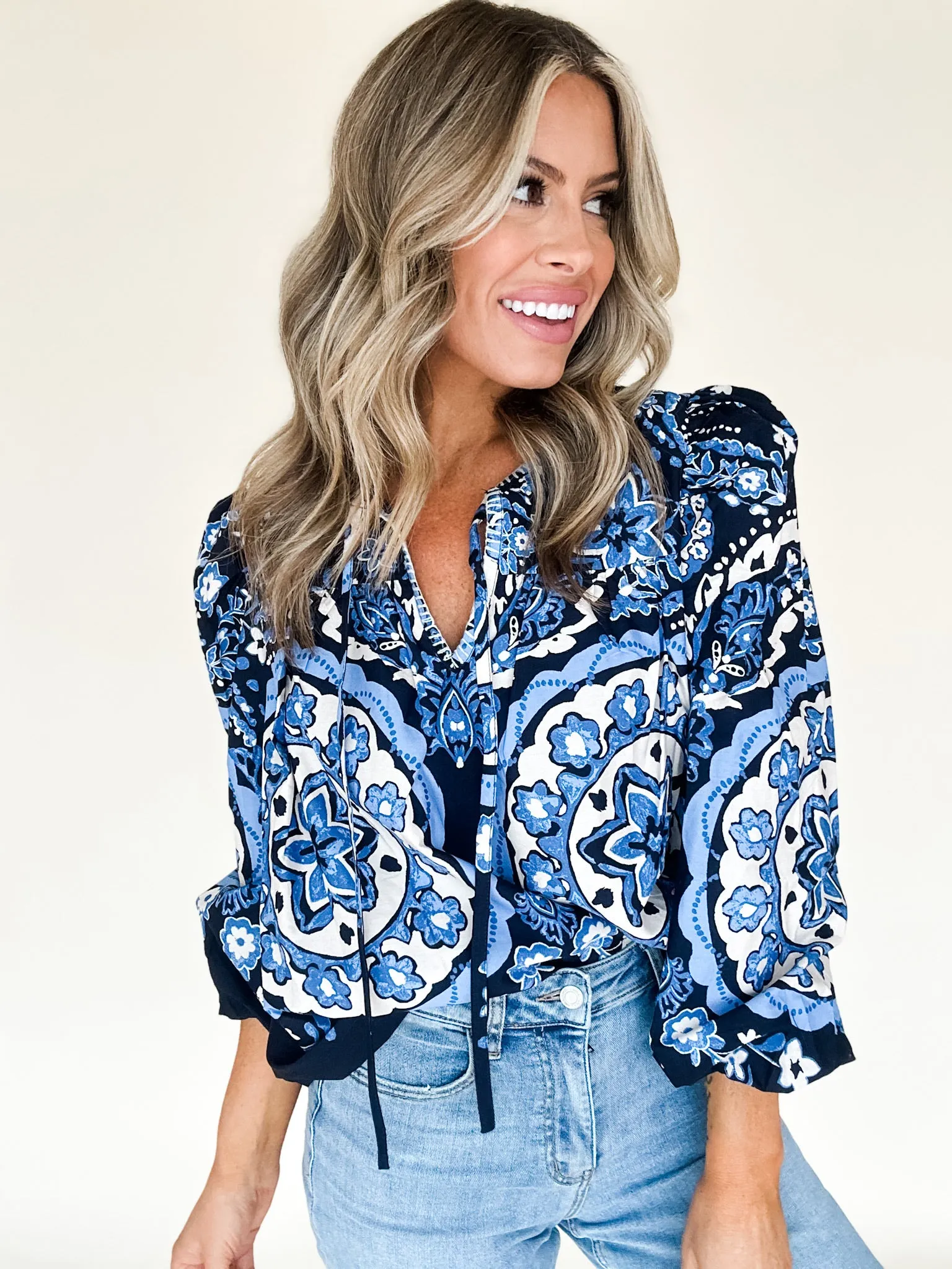 Floral Medallion Top