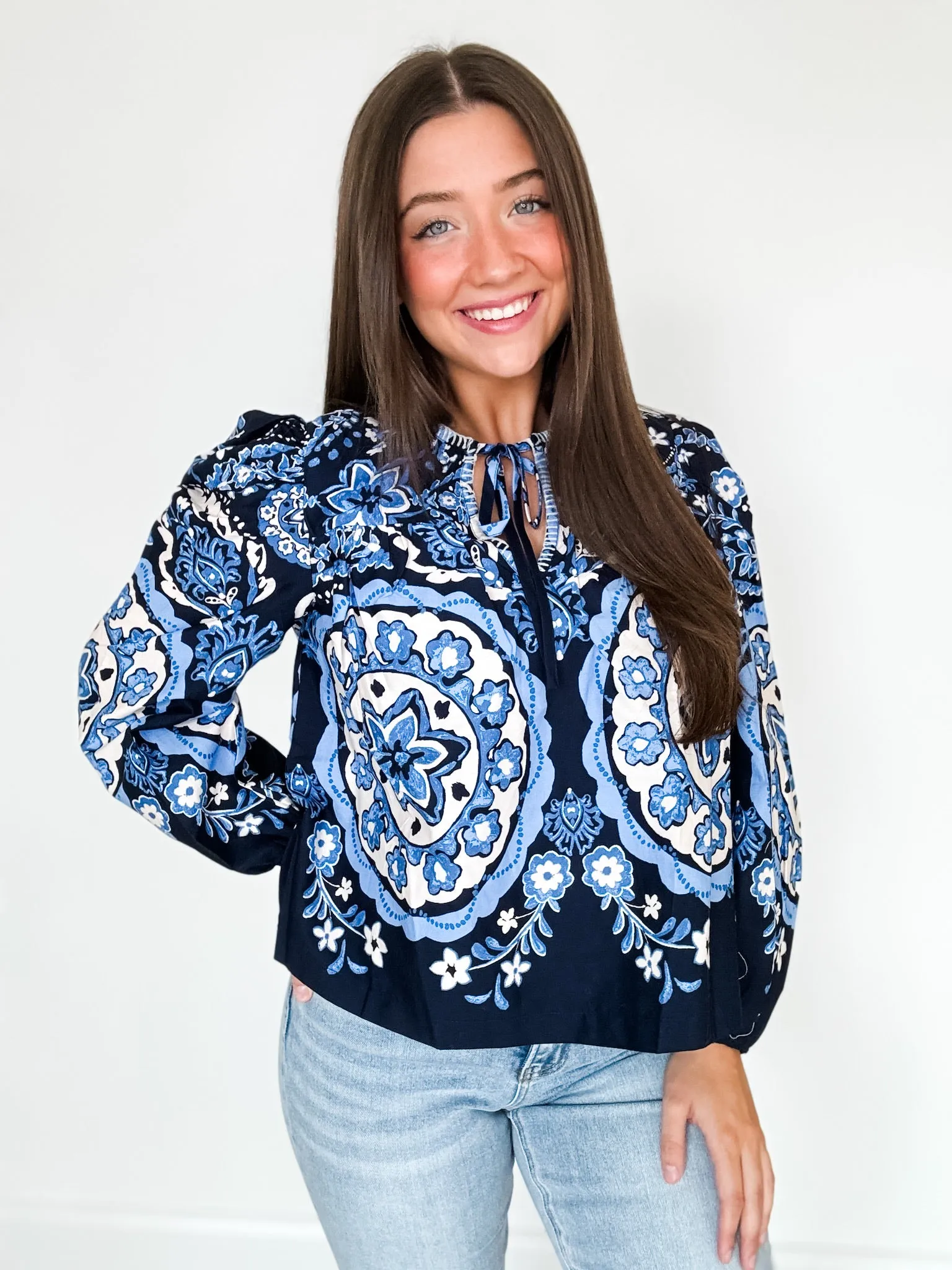 Floral Medallion Top