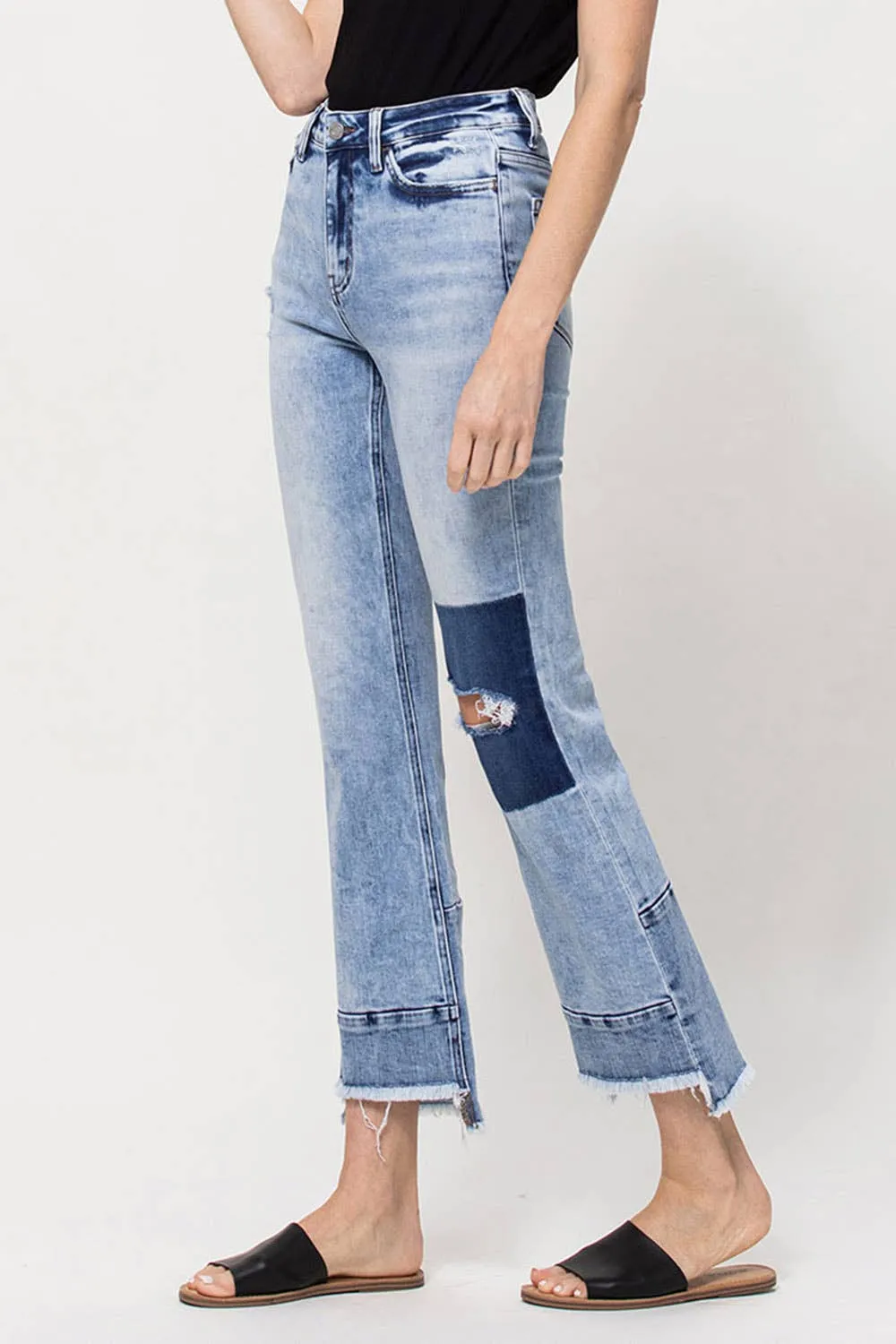 Flying Monkey High Rise Contrast Panel Jean