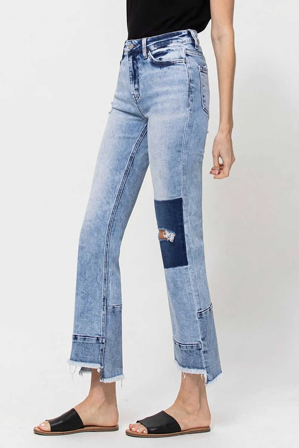 Flying Monkey High Rise Contrast Panel Jean