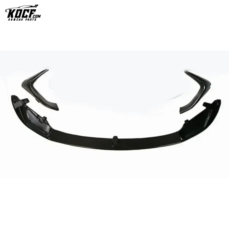 For BMW F80 F82 F83 M3 M4 Carbon Fiber Front Bumper Lip with splitter MP style 2015 