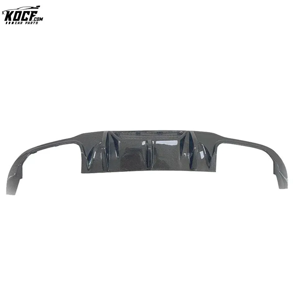 For Mercedes Benz C63 W204 2012-14 Vor style carbon fiber rear bumper diffuser Spoiler lip