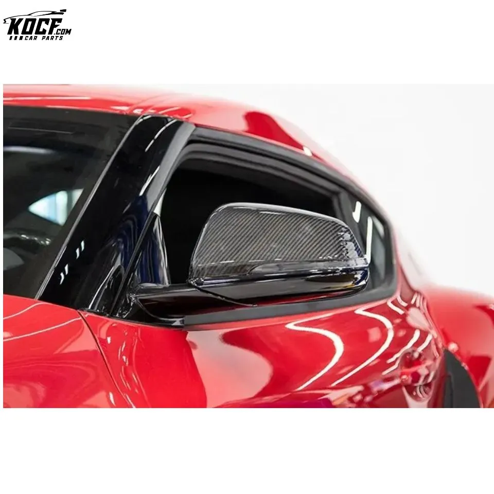 For Toyota GR SUPRA MK5 A90 19-20 Replacement OE Style Carbon Fiber Mirror Cover Shell Housing