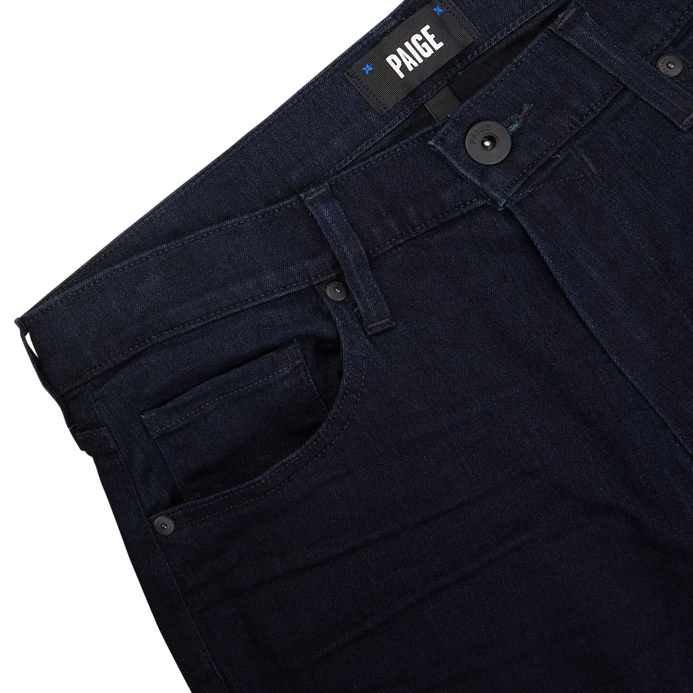 Inkwell Blue Cotton Transcend Normandie Jeans