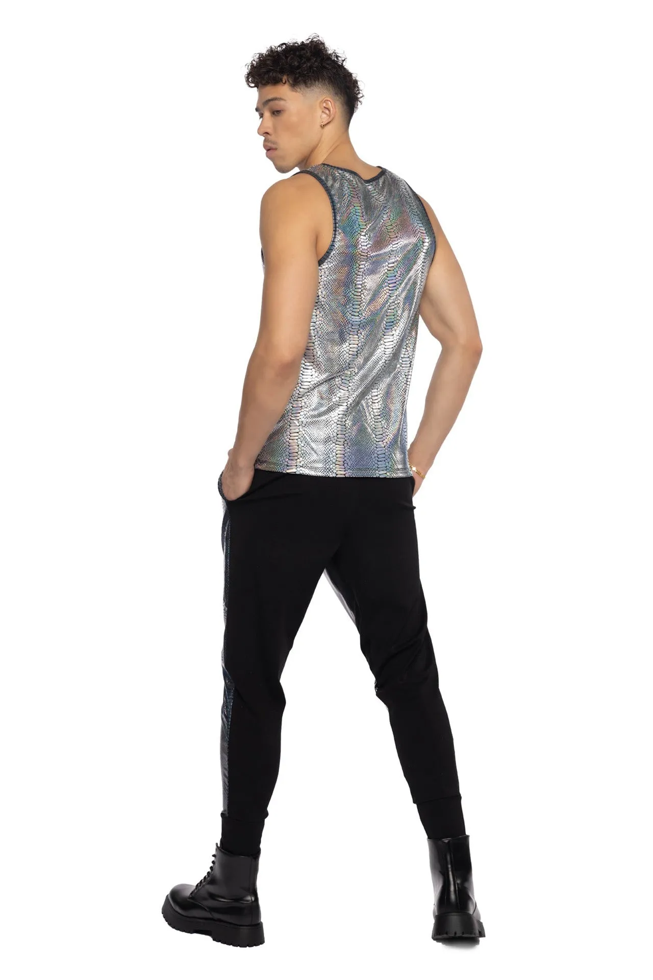 J-Valentine JR153 - Python & PVC Unisex Jogger