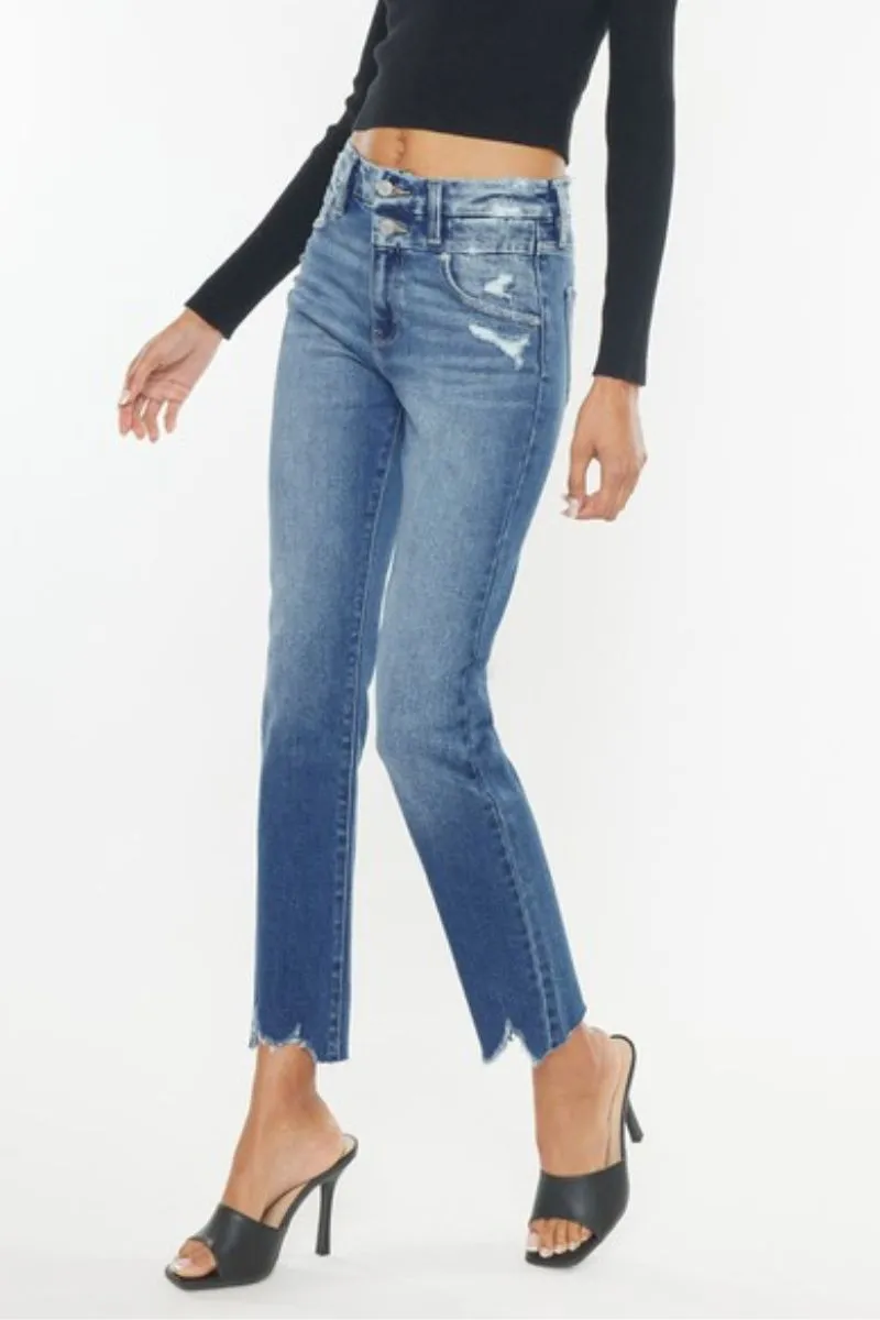 Kancan High Rise Slim Straight