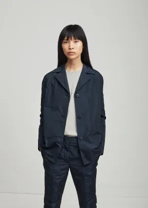 Karlin Single Breasted Taffeta Jacket