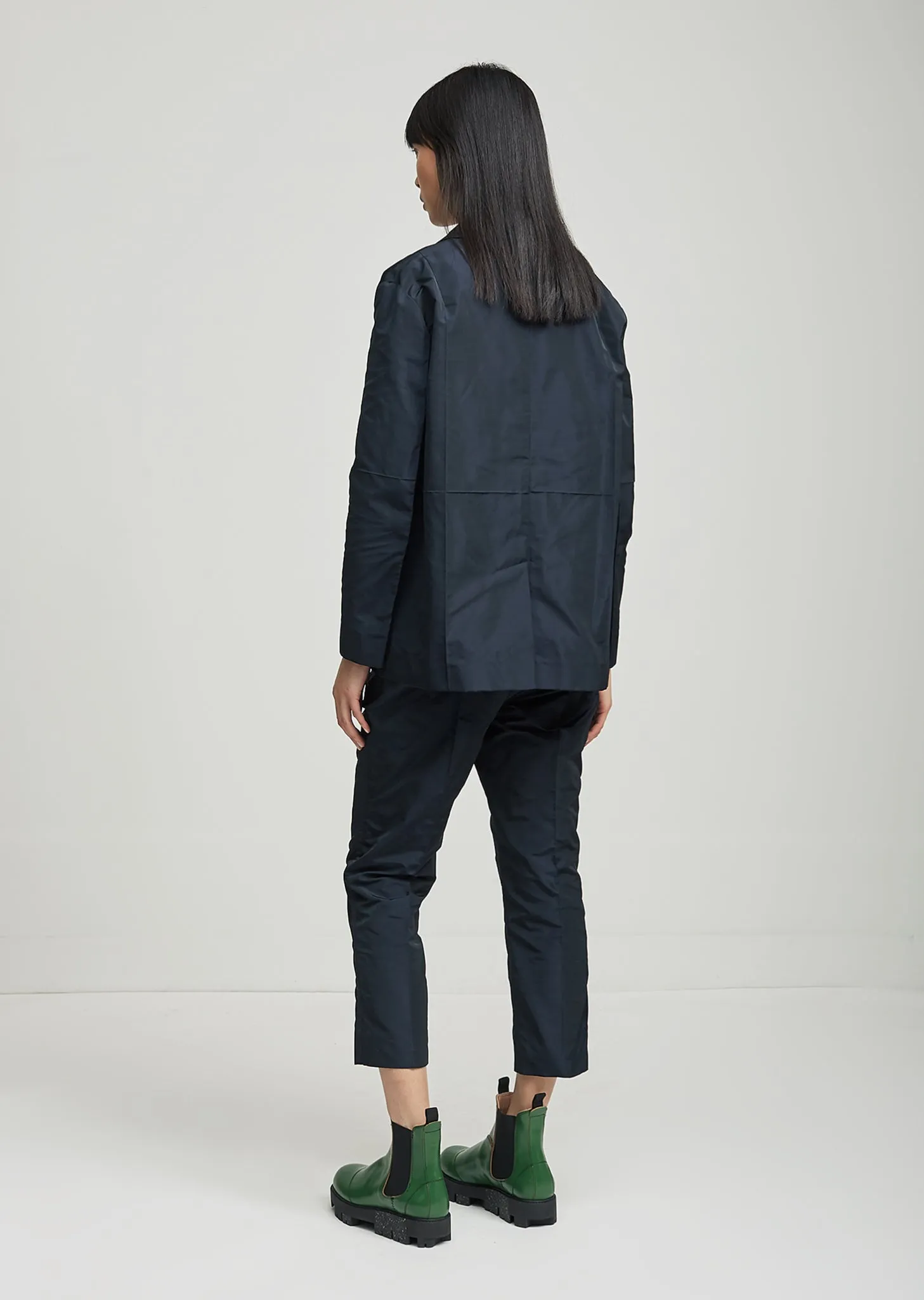 Karlin Single Breasted Taffeta Jacket