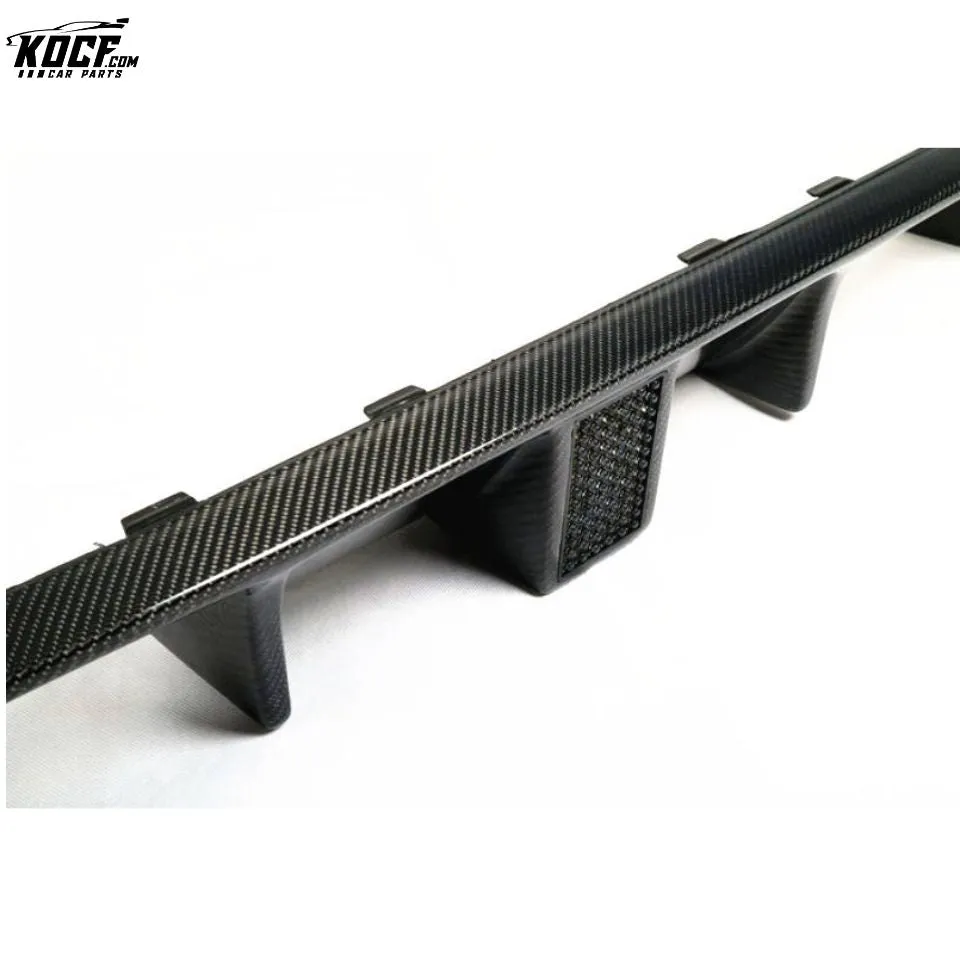 Kolhen Style carbon fiber rear diffuser with LED light for BMW F80 F82 M3 M4