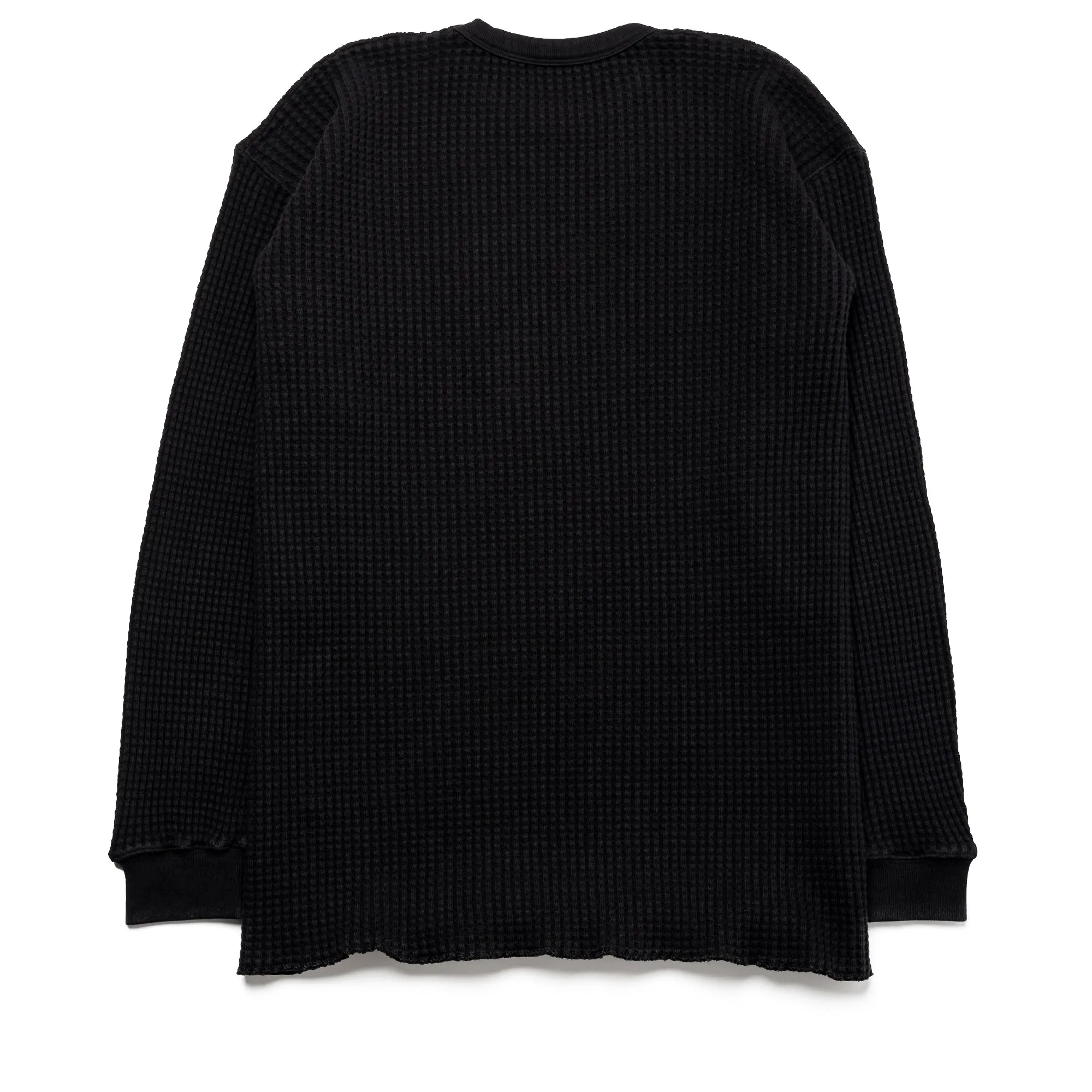 Politics x Standard Issue Thermal Crewneck - Black