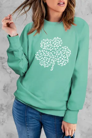 Print Long Sleeve Sweatshirt