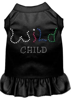 Rhinestone Wild Child Dress Black Xs (8)