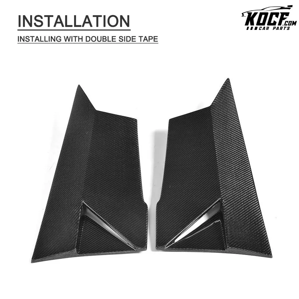 S550 S500 Carbon Side Skirts Vents Trim for Mercedes Benz S-Class C217 Sport Coupe 14-18