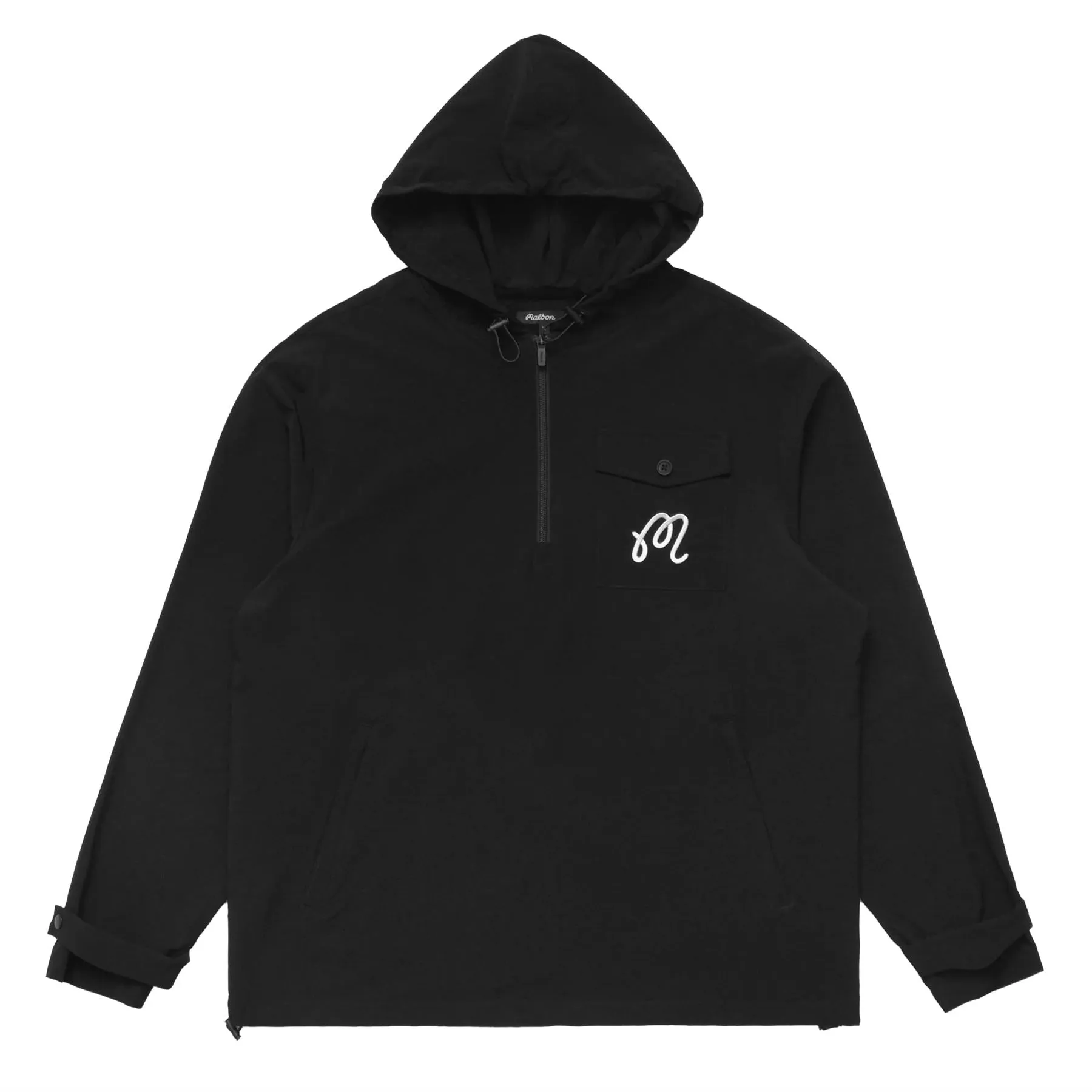 Sawyer Gusset Hoodie Black - W24