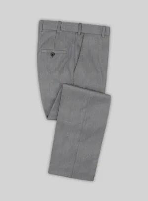 Scabal Cosmopolitan Stripe Gray Wool Pants