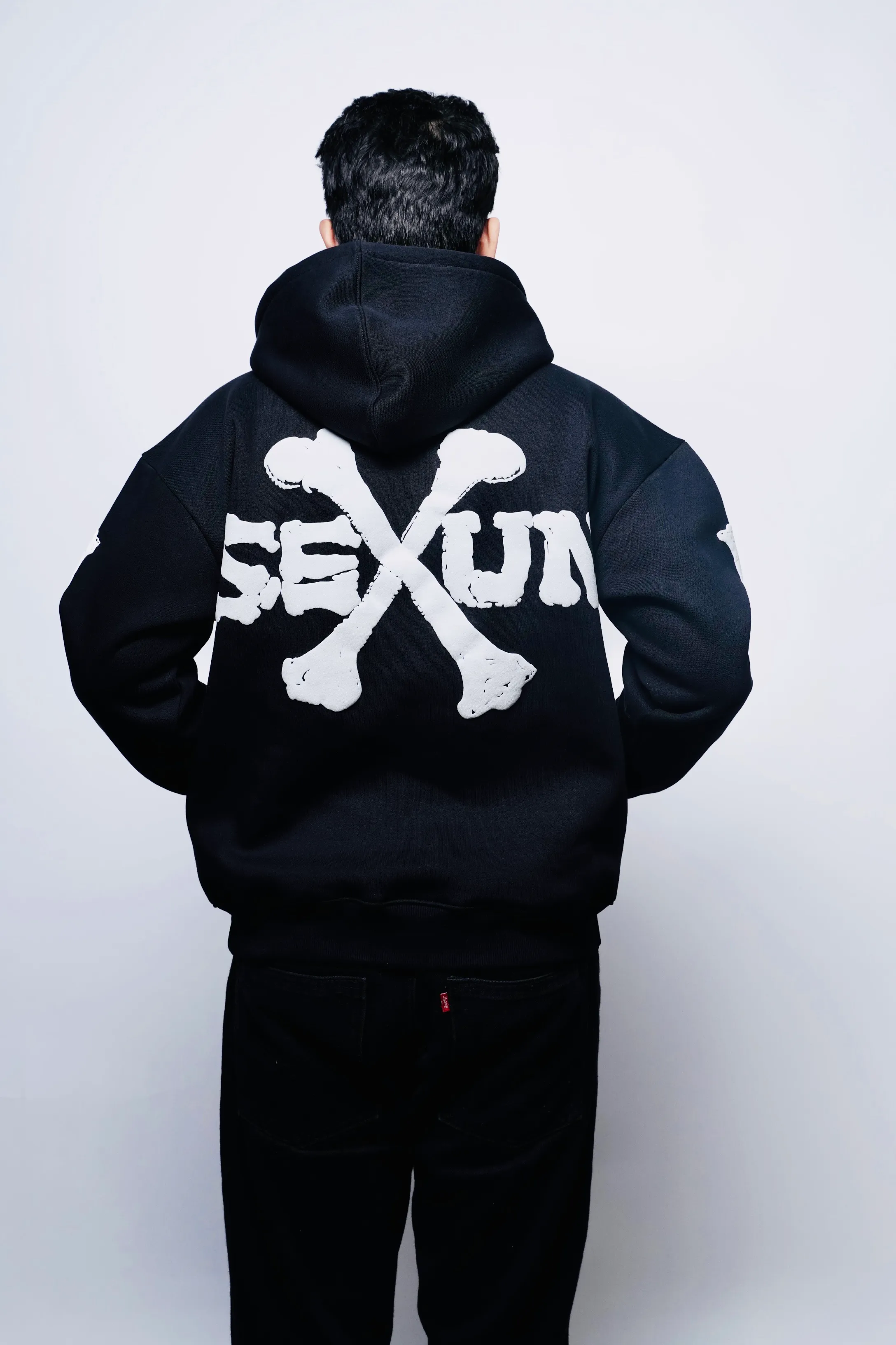 SEXUN SKULL BONE HOODIE