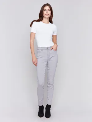 Soft Skinny Jeans - Soft Grey