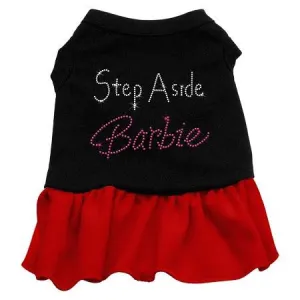 Step Aside Barbie Rhinestone Dress Black with Red Lg (14)