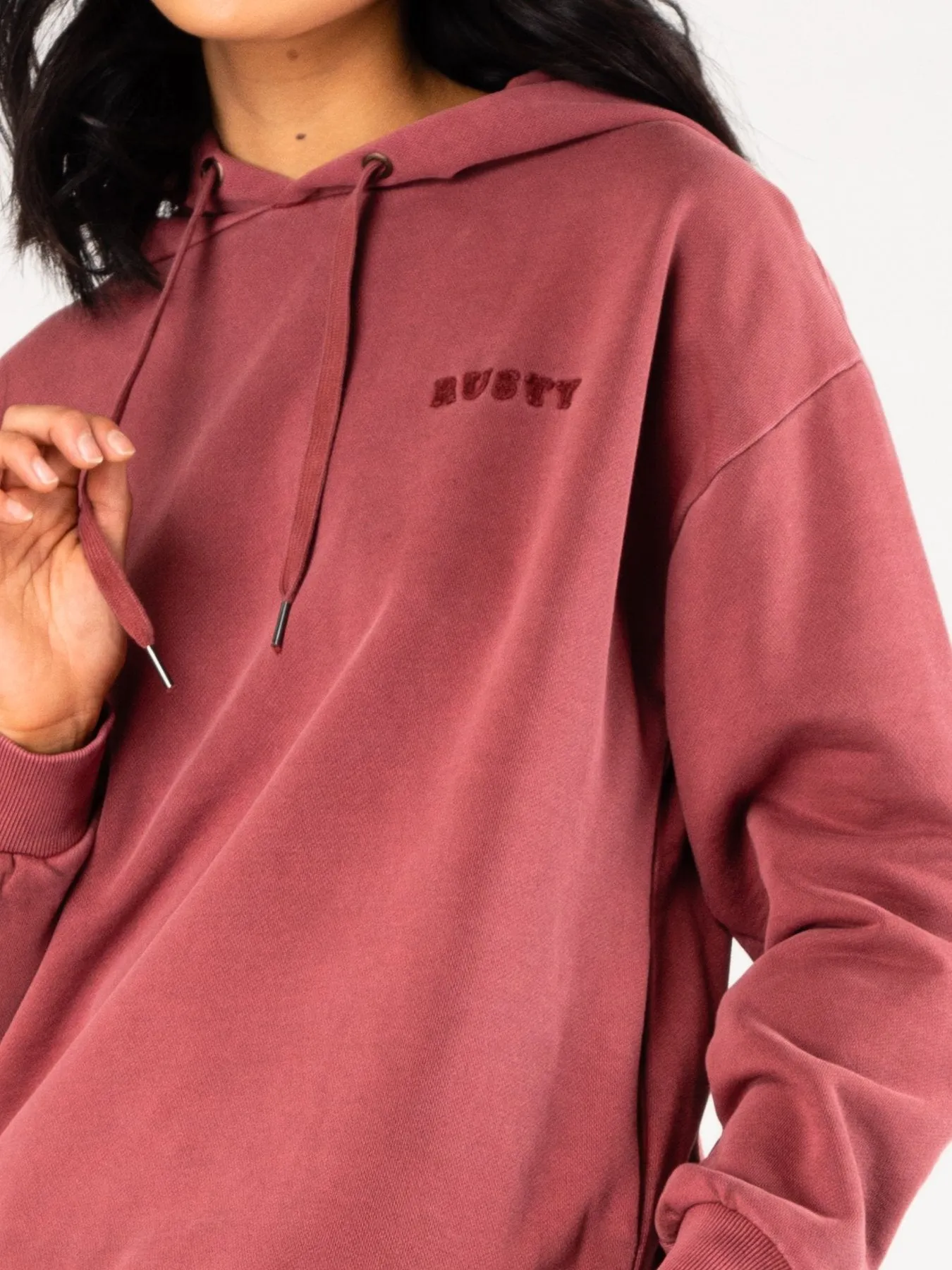 Sublime Hooded Fleece - Ruby Wine