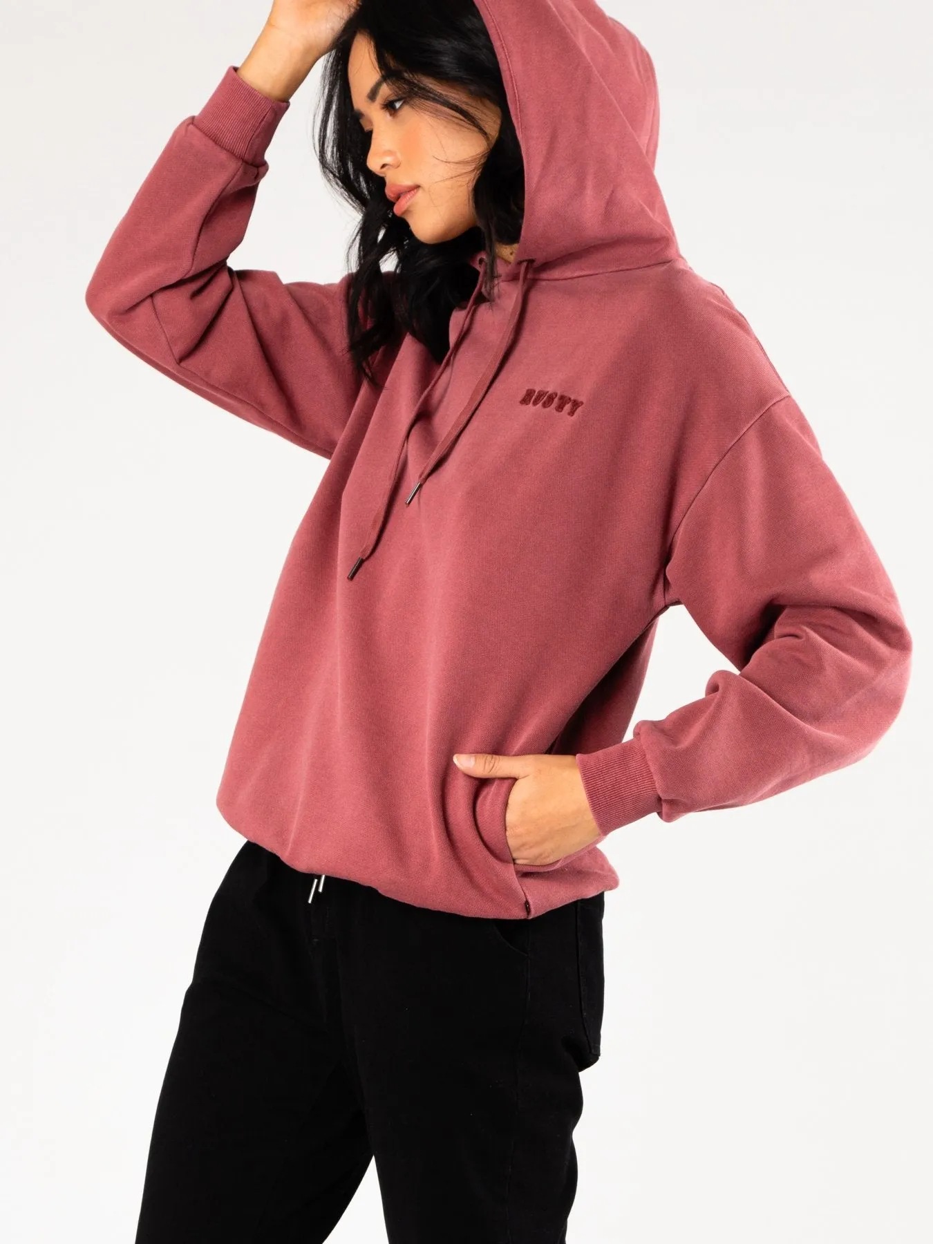 Sublime Hooded Fleece - Ruby Wine