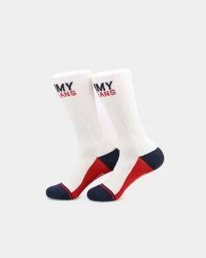 Tommy Jeans Vintage Cut Socks 2 Pack White