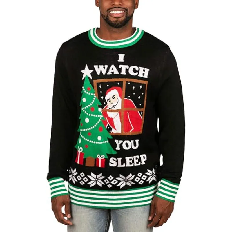 Whimsical and Funny Holiday Pullover Sweater for Christmas Festivities